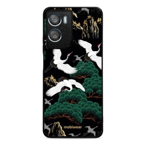 Lesklý kryt na mobil Motorola Moto G06 Power - Mobiwear Glossy G042G, jeřábi