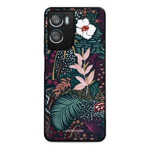 Lesklý kryt na mobil Motorola Moto G06 Power - Mobiwear Glossy G043G, temná flóra