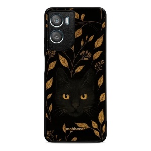 Lesklý kryt na mobil Motorola Moto G06 Power - Mobiwear Glossy G164G, černá kočka