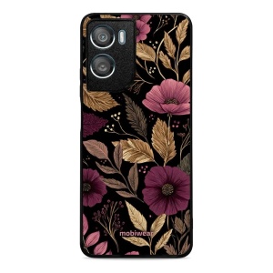 Lesklý kryt na mobil Motorola Moto G06 Power - Mobiwear Glossy G170G, fialová kvítka