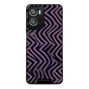 Lesklý kryt na mobil Motorola Moto G06 Power - Mobiwear Glossy GA55G, fialové klikyháky