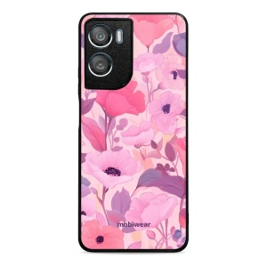 Lesklý kryt na mobil Motorola Moto G06 Power - Mobiwear Glossy GP74G, růžové květy snů