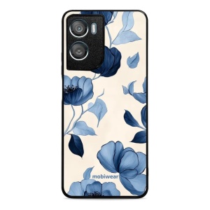 Lesklý kryt na mobil Motorola Moto G06 Power - Mobiwear Glossy GP73G, modrá krása květů