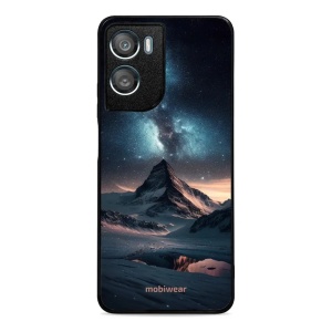 Lesklý kryt na mobil Motorola Moto G06 Power - Mobiwear Glossy G006G, hora s hvězdnou oblohou