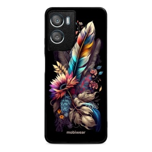 Lesklý kryt na mobil Motorola Moto G06 Power - Mobiwear Glossy G011G, kytice s pírkem