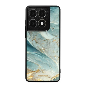 Lesklý kryt na mobil Motorola Edge 70 Pro - Mobiwear Glossy G022G, zelenkavý a zlatavý mramor