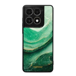Lesklý kryt na mobil Motorola Edge 70 Pro - Mobiwear Glossy G023G, zelený mramor