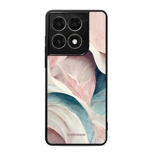 Lesklý kryt na mobil Motorola Edge 70 Pro - Mobiwear Glossy G026G, růžový a zelenkavý mramor