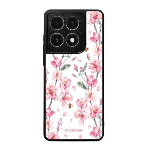 Lesklý kryt na mobil Motorola Edge 70 Pro - Mobiwear Glossy G033G, růžové květy