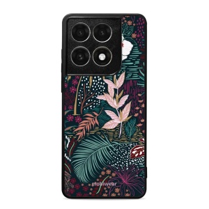 Lesklý kryt na mobil Motorola Edge 70 Pro - Mobiwear Glossy G043G, temná flóra