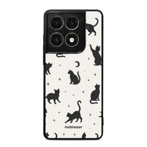 Lesklý kryt na mobil Motorola Edge 70 Pro - Mobiwear Glossy G162G, noční kočky
