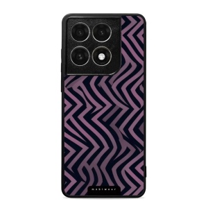 Lesklý kryt na mobil Motorola Edge 70 Pro - Mobiwear Glossy GA55G, fialové klikyháky