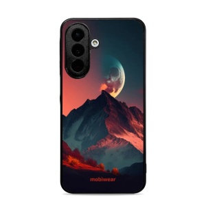 Lesklý kryt na mobil Samsung Galaxy A27 5G - Mobiwear Glossy G007G, hora s měsícem