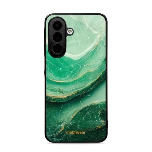 Lesklý kryt na mobil Samsung Galaxy A27 5G - Mobiwear Glossy G023G, zelený mramor