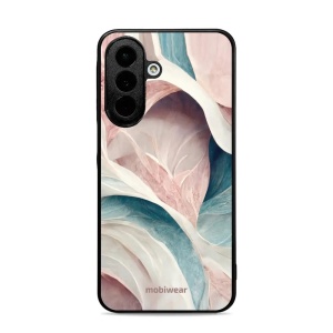 Lesklý kryt na mobil Samsung Galaxy A27 5G - Mobiwear Glossy G026G, růžový a zelenkavý mramor