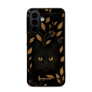 Lesklý kryt na mobil Samsung Galaxy A27 5G - Mobiwear Glossy G164G, černá kočka