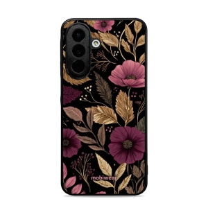 Lesklý kryt na mobil Samsung Galaxy A27 5G - Mobiwear Glossy G170G, fialová kvítka