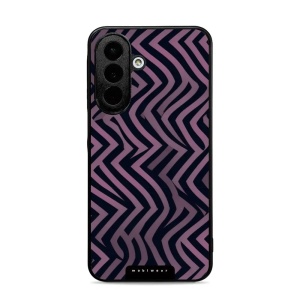 Lesklý kryt na mobil Samsung Galaxy A27 5G - Mobiwear Glossy GA55G, fialové klikyháky