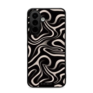 Lesklý kryt na mobil Samsung Galaxy A27 5G - Mobiwear Glossy GA63G, vlnky a linky