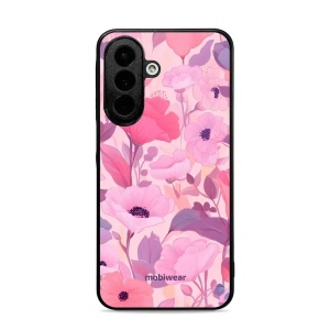 Lesklý kryt na mobil Samsung Galaxy A27 5G - Mobiwear Glossy GP74G, růžové květy snů