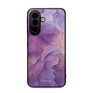 Lesklý kryt na mobil Samsung Galaxy A27 5G - Mobiwear Glossy G050G, fialový mramor