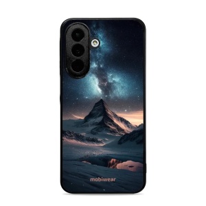 Lesklý kryt na mobil Samsung Galaxy A27 5G - Mobiwear Glossy G006G, hora s hvězdnou oblohou
