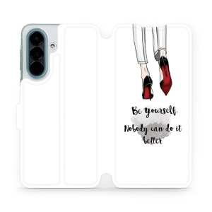 Flip pouzdro na mobil Samsung Galaxy A27 5G - Mobiwear M046P, be yourself