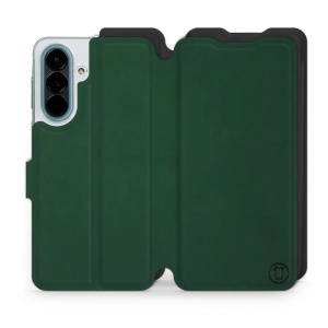 Flip pouzdro Mobiwear Semiš na mobil Samsung Galaxy A27 5G - modré & černé