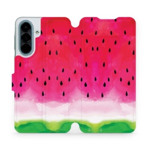 Flip pouzdro na mobil Samsung Galaxy A27 5G - Mobiwear V086S, melounek
