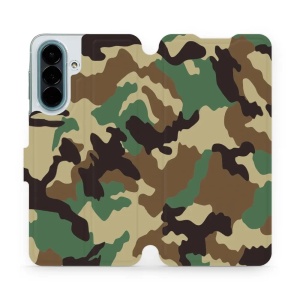 Flip pouzdro na mobil Samsung Galaxy A27 5G - Mobiwear V111P, maskáče