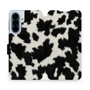 Flip pouzdro na mobil Samsung Galaxy A27 5G - Mobiwear V165S, černá strakatá