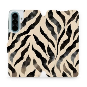 Flip pouzdro na mobil Samsung Galaxy A27 5G - Mobiwear VA53S, zebří