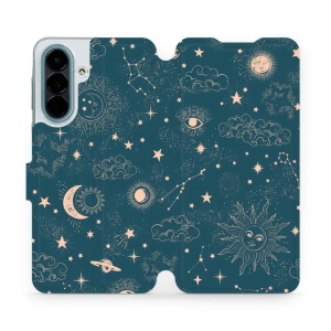 Flip pouzdro na mobil Samsung Galaxy A27 5G - Mobiwear VP14S, magický vesmír