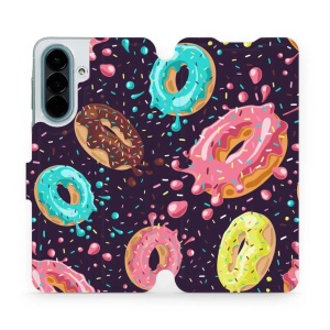 Flip pouzdro na mobil Samsung Galaxy A27 5G - Mobiwear VP19S, donutky