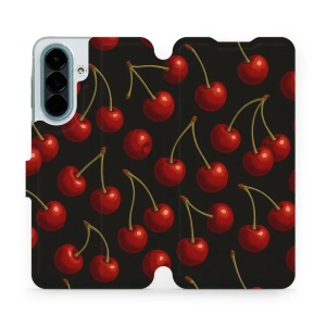 Flip pouzdro na mobil Samsung Galaxy A27 5G - Mobiwear VP83S, třešně