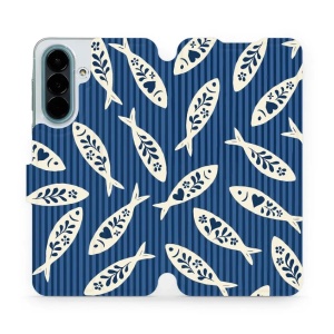 Flip pouzdro na mobil Samsung Galaxy A27 5G - Mobiwear VP89S, rybky