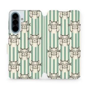 Flip pouzdro na mobil Samsung Galaxy A27 5G - Mobiwear VP90S, číča ryby