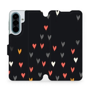 Flip pouzdro na mobil Samsung Galaxy A27 5G - Mobiwear VP79S, srdíčka