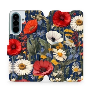 Flip pouzdro na mobil Samsung Galaxy A27 5G - Mobiwear VP46S, temná louka