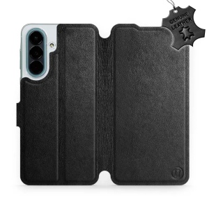 Kožené flip pouzdro na mobil Samsung Galaxy A27 5G - Mobiwear - černé