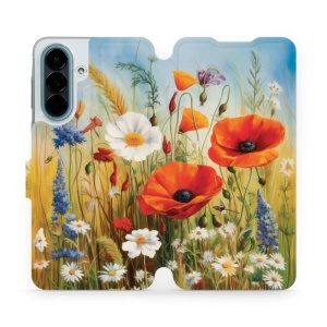 Flip pouzdro na mobil Samsung Galaxy A27 5G - Mobiwear VP43S, letní louka