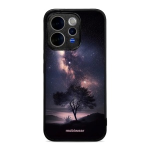 Lesklý kryt na mobil Vivo V70 5G - Mobiwear Glossy G005G, strom s galaxií