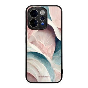 Lesklý kryt na mobil Vivo V70 5G - Mobiwear Glossy G026G, růžový a zelenkavý mramor