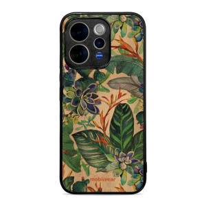Lesklý kryt na mobil Vivo V70 5G - Mobiwear Glossy G036G, sukulenty