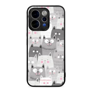 Lesklý kryt na mobil Vivo V70 5G - Mobiwear Glossy G045G, kočičky