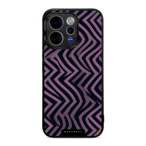 Lesklý kryt na mobil Vivo V70 5G - Mobiwear Glossy GA55G, fialové klikyháky