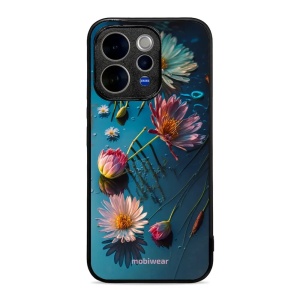 Lesklý kryt na mobil Vivo V70 5G - Mobiwear Glossy G013G, květy na hladině