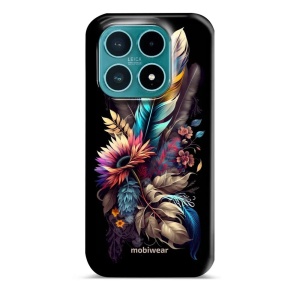 Odolný kryt na mobil Xiaomi 17 - Mobiwear Elite Pro E011E, kytice s pírkem