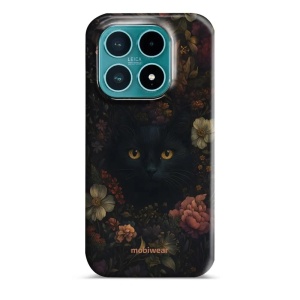 Odolný kryt na mobil Xiaomi 17 - Mobiwear Elite Pro E161E, temná kočka
