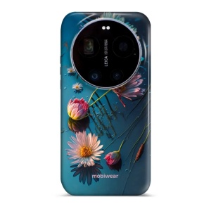 Odolný kryt na mobil Xiaomi 17 Ultra - Mobiwear Elite Pro E013E, květy na hladině